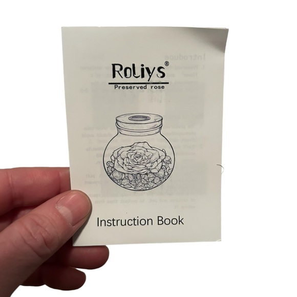 Tie Dye Preserved Rose Lighted Jar - Picture 10 of 11